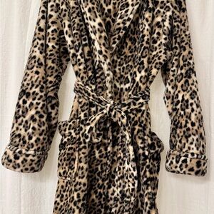 Soma Animal Print Plush Robe